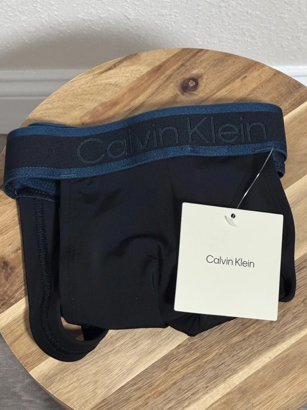 NWT Calvin Klein Tonal Logo Micro Jockstrap Black Size L